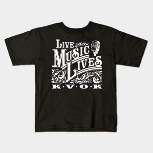 LIVE MUSIC LIVES TEE Kids T-Shirt